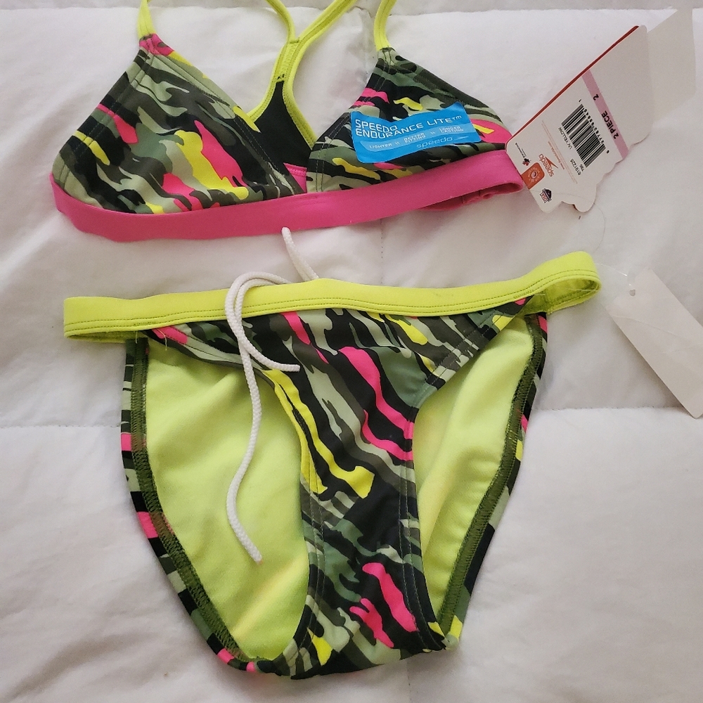 NWT Speedo Camo Bikini